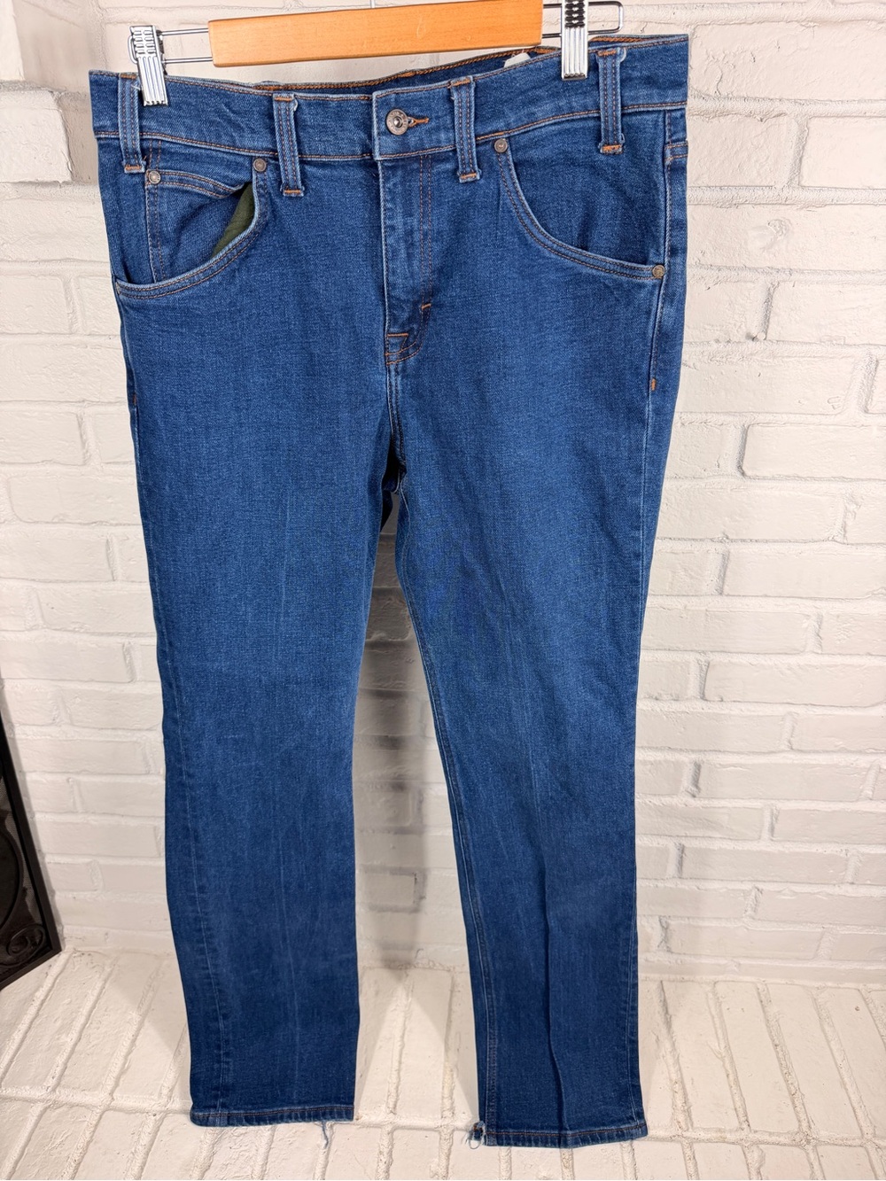 Tecovas Rugged Standard 34x34 Dark Wash Straight Jeans Western Denim
